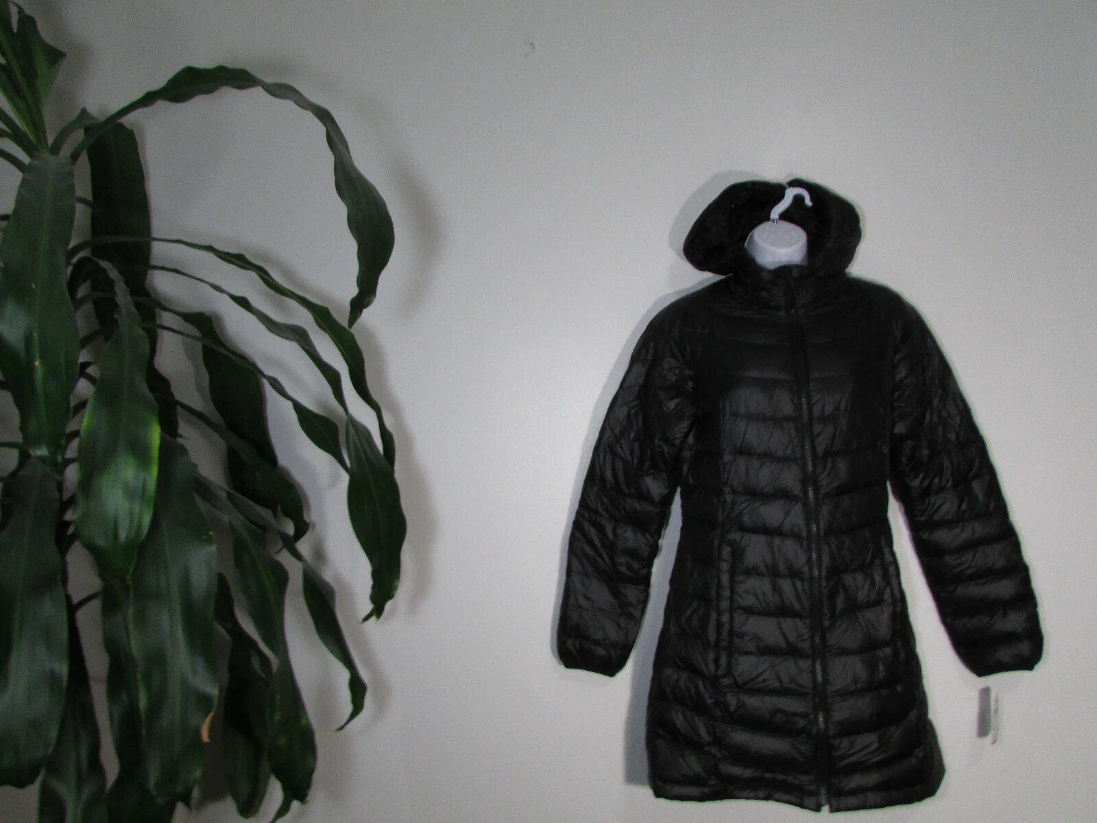 NEW Reticket North Face Goose Down Long Hooded Coat Black Medium
