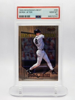 1999 Bowman's Best Derek Jeter #88 PSA 10 GEM MINT Yankees HOF