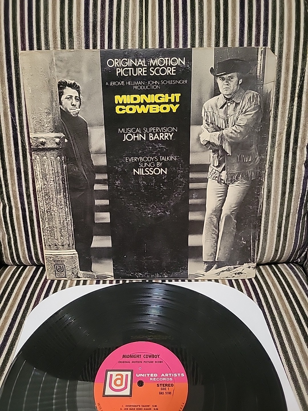 John Barry – Midnight Cowboy (Soundtrack) - 1969 -Stereo- UAS 5198-NM