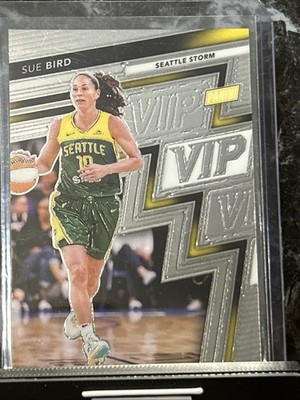 Sue Bird 2025 Panini National VIP Gold Pack Silver Prizm #11 Seattle Storm.