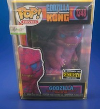 Funko POP! Godzilla vs. Kong #1348 Blacklight Godzilla Vinyl Figure EE Exclusive