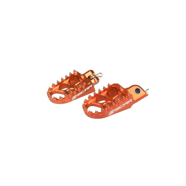 FußRaste Scar Evo Orange FüR Motorrad Ersatzteile ZubehöR Teile Ersatzteil-image