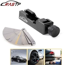 Universal Matte Engine Spark Plug Gap Tool Gapper with 32 Blades Measuring Tool