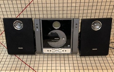 Philips Mc2358/37 Micro Hi-Fi System CD Player No Remote No Radio Antena. read