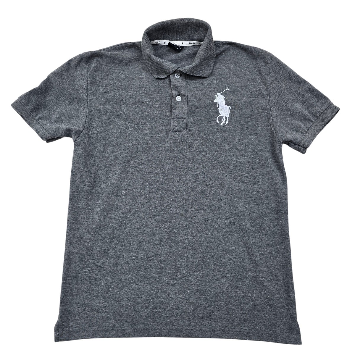Polo Ralph Lauren Men's Heather Gray Polo Shirt Size L | eBay