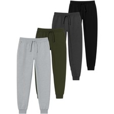 Men  s 4 Pack Joggers - Versatile  Comfortable Everyday Wear