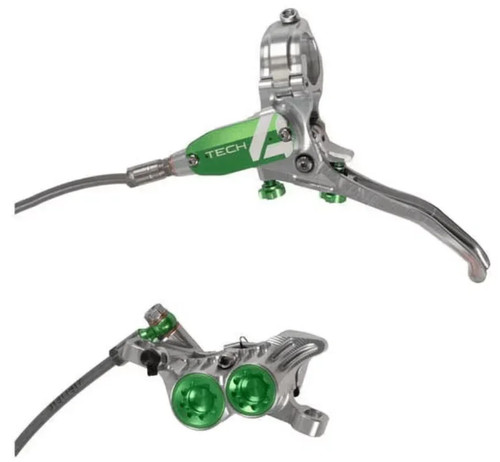 Hope Tech 4 E4 MTB Mountain Bike Disc Brakes - Braided Hose - Picture 14 of 32