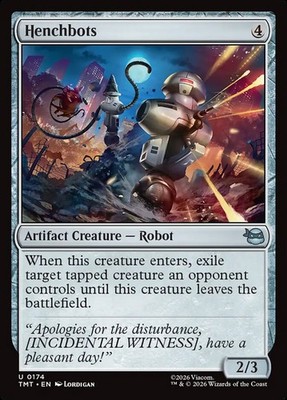 Henchbots (174) – Teenage Mutant Ninja Turtles TMT – MTG Magic the Gathering