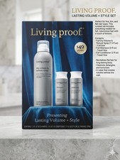 Living Proof Full Volumizing  Texture Set Travel Size Spray Shampoo Conditioner
