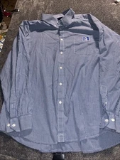 Colony Duke University Blue Devils Button Down Shirt Embroidered Men's XXL