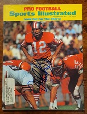John Brodie signed 9/20/71 Sports Illustrated Pro Football Preview Issue IP