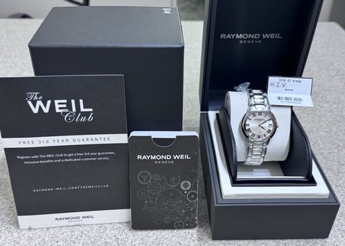Raymond Weil Jasmine Silver Stainless Steel Ladies Quartz Watch 5235-ST-01659