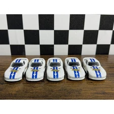 Maisto 1998 Dodge Viper GTS Sunoco White Blue Strips 1:64 LOOSE Lot of 5