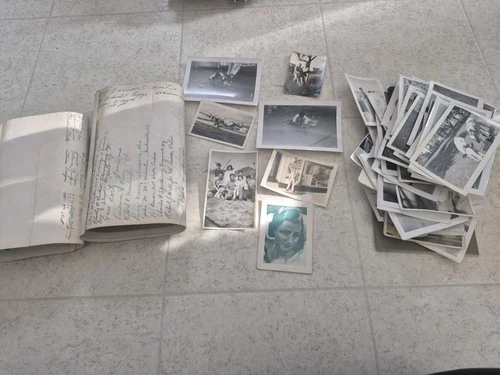 Vintage Lot of Military Family & Other Photos WW2-1950s Overseas and State Side