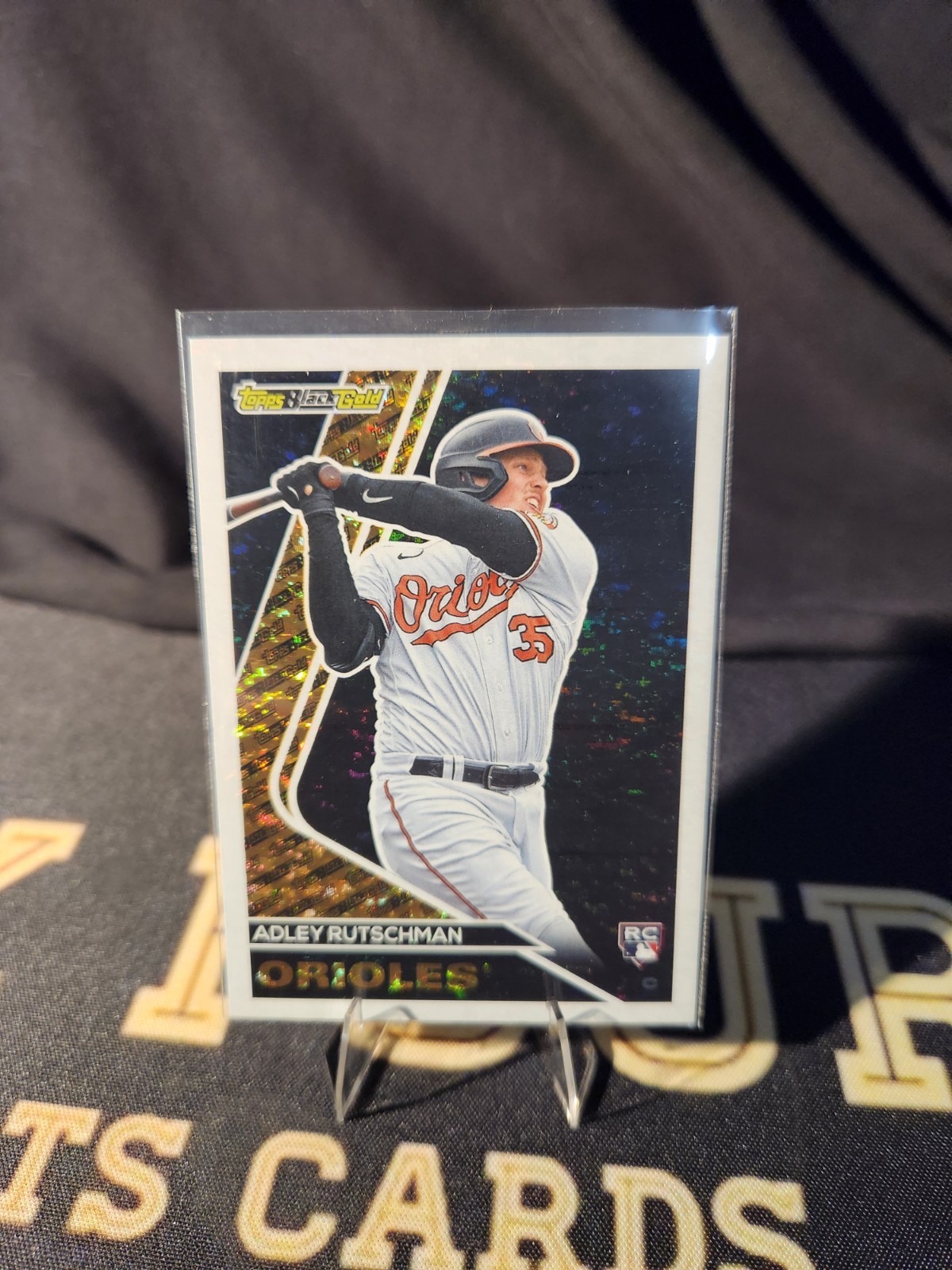 2023 Topps Update Series - Topps Black Gold Adley Rutschman #BG-1 (RC)