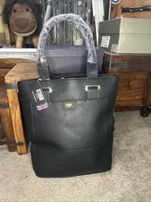 Storm London Handbag Top Handle Black Leather Shoulder Bag