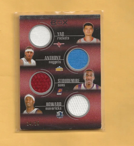 2008 Topps Luxury Box Yao Ming Anthony Parker Paul Davis Williams #14/25 - Image 2 of 2