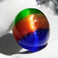 77.90 Ct Certified Natural Chrysoberyl Cat's Eye Bi-Color Oval Cabochon Gemstone