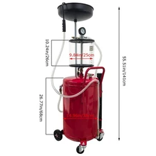 Waste Oil Extractor Drain Tank Pneumatic Suction Extraction Drainage Machine 70L