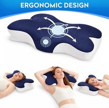 King Size Cervical Pillow for Neck,Shoulder Pain Relief Sleep,Memory Foam Pillow