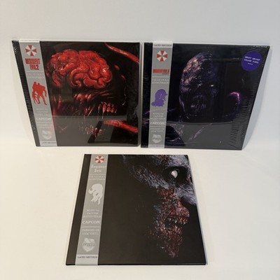 Resident Evil 1 2 3 Original Soundtrack Vinyl LP Bundle RE3 Purple Capcom OST