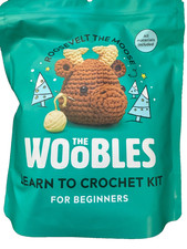 Woobles Roosevelt the Moose Crochet Kit-NEW