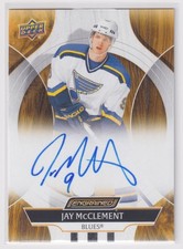 2024-25 Upper Deck Engrained Icons Auto Jay McClement Auto St. Louis Blues