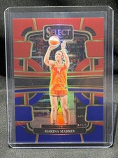 2024 Panini Select WNBA - Concourse Marina Mabrey #95 Red & Blue Prizm 237/399