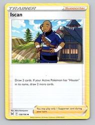 Iscan 158/196 Lost Origin Uncommon Trainer Supporter