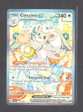 Cinccino ex CRI 119/086 Special Illustration Rare Holo ME04: Chaos Rising NM