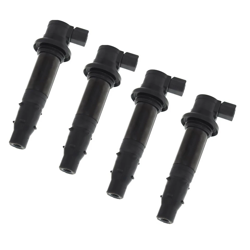 4PCS Black Ignition Coil For Yamaha FZ 1 YZF R1 R6 R6S VMAX V Max 1700 2002-2017 - Image 3 of 4