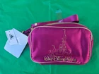2026 Disney Parks Cinderella Castle Pink & Gold Belt Bag Fanny Pack New