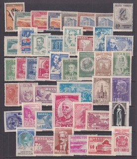Brazil VF LH 1946 1950 Commemorative Collection 44 Stamps SCV $44.10