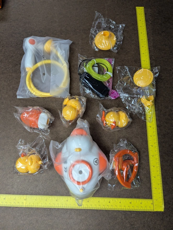 Juguetes de baño de pato con chorro de agua. Caja abierta nueva. Nunca usado. Foto 4 de 4