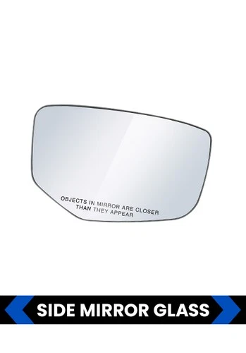 Mirror Glass For 2008-2012 Honda Accord Right Side with Backing Plate Convex