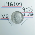 1961 (P) Roosevelt Dime VG Condition 90% Silver Must See this Gem It Is Nice