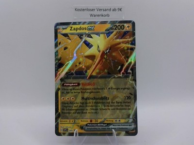 POKEMON - Black Star Promo - Zapdos EX - SVP 049 - deutsch