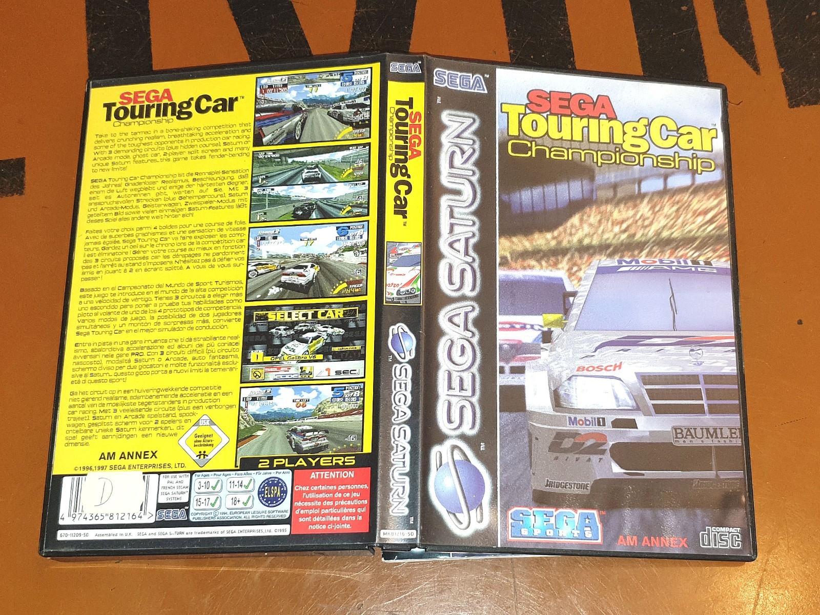 Sega Saturn - Sega Touring Car Championship - Complet, Bon