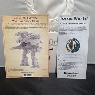 Forgeworld Warhammer 40k Mars-Beta Pattern Warlord Titan Head WHW - NOS