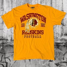 Washington Redskins NFL football short sleeve gold color shirt KV39140