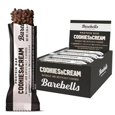 Protein Bars 12 Count 20g High 1g Sugar Cookies Cream Barebells Treats Chocolate