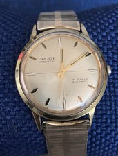 Mid-Century GRUEN Precision Watch Autowind Running - Great Original bracelet