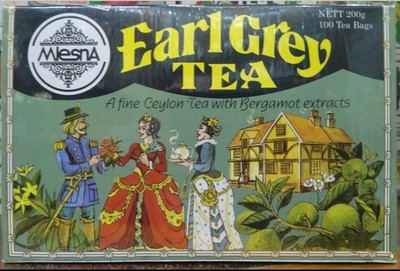 Ceylon Pure Black Tea Mlesna brand 100 Tea Bags 200 g Earl Gray Free Shipping