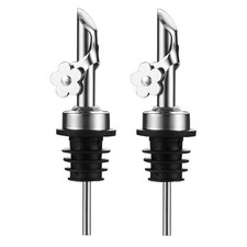 2Pack Stainless Steel Oil Pour Spouts, Replacement Bottle Pourers Oil Spout1592