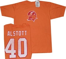Tampa Bay Buccaneers Mike Alstott Reebok Throwback Pro Style T Shirt New Tags