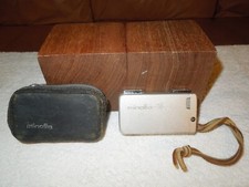 Vintage Silver Minolta 16 Rokkor 1:2.8 22mm Subminiature Spy Camera Leather Case