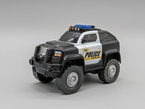 2010 Mattel Matchbox 6" Police Cruiser Max Pullback Power Lights & Sound Car - Picture 5 of 14