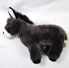 Aurora Miyoni Tots DONKEY FOAL Plush Stuffed Animal Gray White 26285