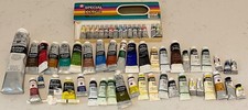 LOT WINSOR NEWTON ARTISAN OTHERS WATER MIXABLE OIL COLORS USED