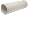 50mm Mini Line Round Guttering Downpipe Black Brown or White Down Pipe Choice